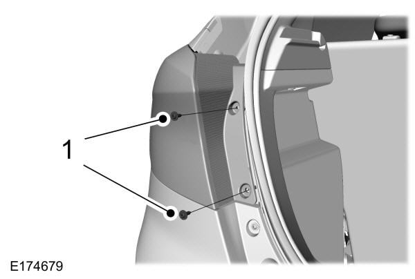 Sostituzione di una lampadina - 5 porte 