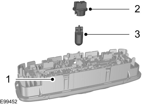 Sostituzione di una lampadina - 5 porte 