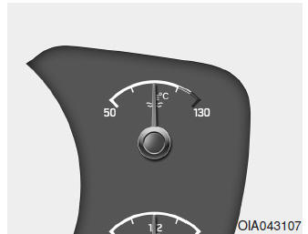 Indicatore temperatura motore