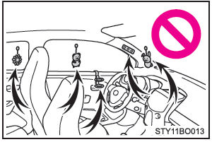 Precauzioni relative agli airbag SRS