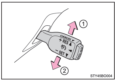 Modifica della velocità impostata